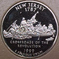 1999-S NJ  New Jersey Gem Proof Statehood Quarter Singles
