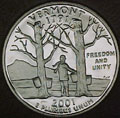 2001-S VT  Vermont Gem Proof Statehood Quarter Singles