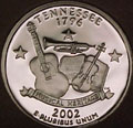 2002-S TN  Tennessee Gem Proof Statehood Quarter Singles