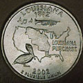 2002-D LA  Louisiana CH BU Statehood Quarter Singles