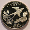 2008-S OK Oklahoma Gem Proof Statehood Quarter Singles