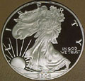 2004 Gem Proof Silver Eagle Dollar Singles