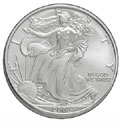 2008 CH BU Silver Eagle Dollar Singles