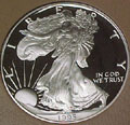1995 Gem Proof Silver Eagle Dollar Singles