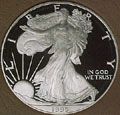 1996 Gem Proof Silver Eagle Dollar Singles