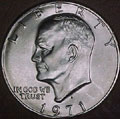 1971-S 40% Silver CH BU Eisenhower Dollar Singles