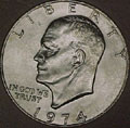 1974-P CH BU Eisenhower Dollar Singles