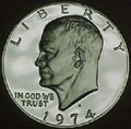 1974-S 40% Silver Gem Proof Eisenhower Dollar Singles