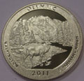 2011-S Clad Proof Olympic National Park - America the Beautiful