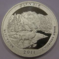 2011-S 90% Silver Proof Olympic National Park - Quarter