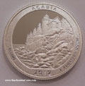 2012-S 90% Silver Gem Proof Acadia National Park - ATB