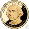 2007-S Gem Proof Washington Presidential Dollar Singles