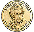2008-P CH BU Jackson Presidential Dollar Singles