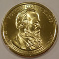 2011-P CH BU Rutherford B. Hayes Presidential Dollar Singles