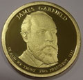 2011-S Gem Proof James A. Garfield Presidential Dollar Singles