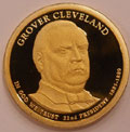 2012-S Gem Proof Grover Cleveland 22nd  Presidential Dollar Sing