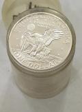 1972 S 40% Silver Gem Proof Eisenhower IKE Dollar Roll 20 Coins