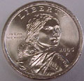 2005-P CH BU Sacagawea Dollar Singles